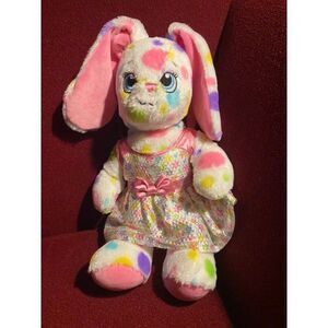 Build-A-Bear Workshop Fuzzy Bunny in Multicolor Pastel plush